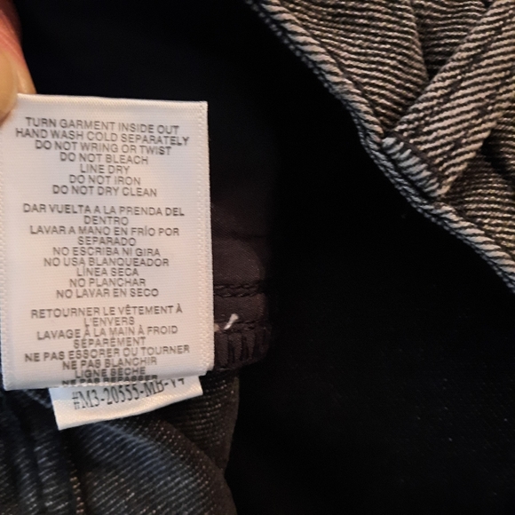 Simple Society Juniors Crop Jeans High Rise Straight Leg Distressed Size 15/32 - Picture 8 of 10